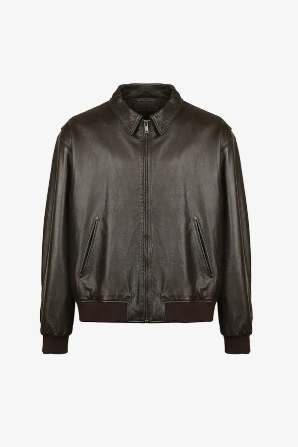 Angel Bomber Jacket – Dark Brown – view 1