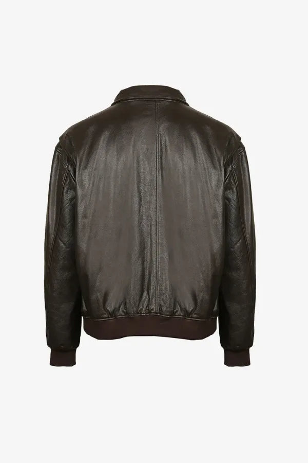 Angel Bomber Jacket – Dark Brown – view 2
