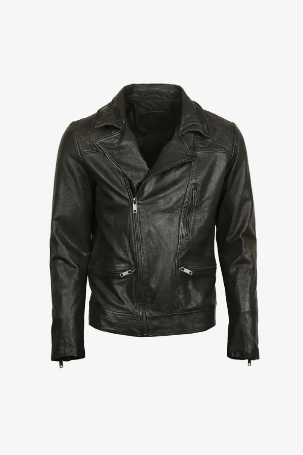 Bermondsey Biker Jacket – Black – view 1