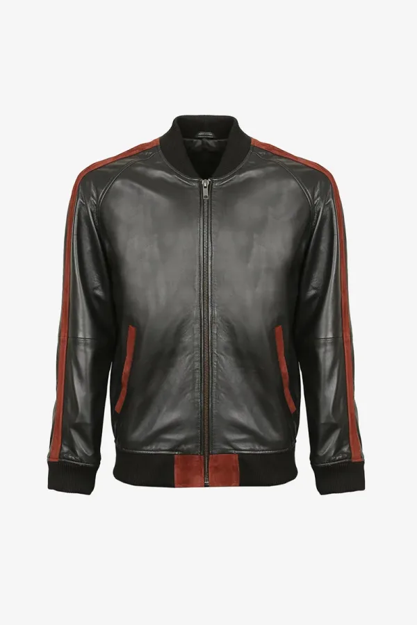 Ealing Cafe Racer Jacket – Black and Red – view 1