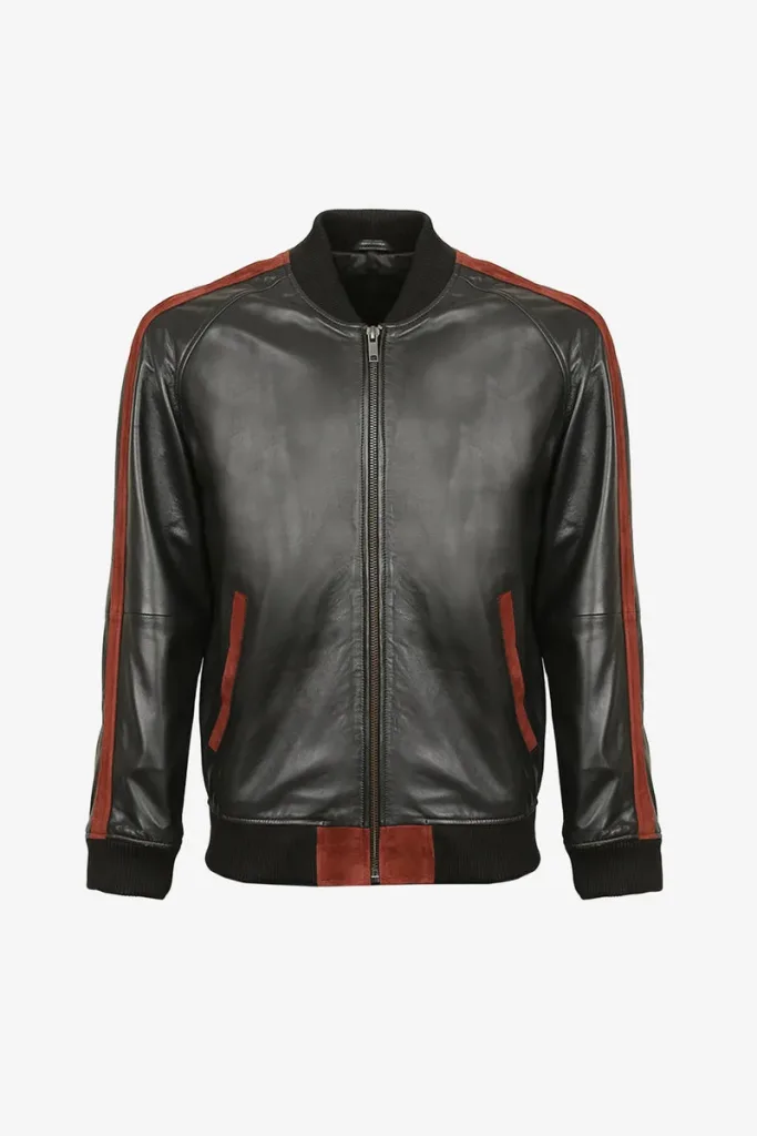 Ealing Cafe Racer Jacket – Black and Red – view 1