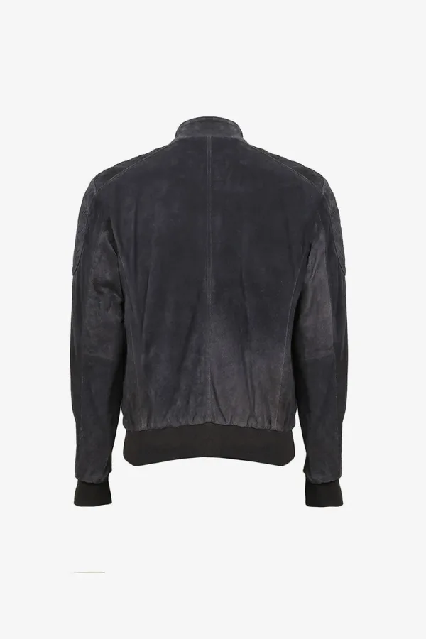 Fitzrovia Quilted Cafe Racer Jacket Black, view 2