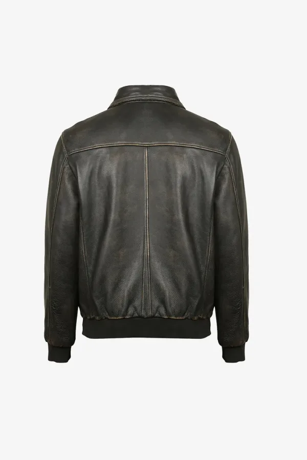 Fulham Cafe Racer Jacket – Black – view 2