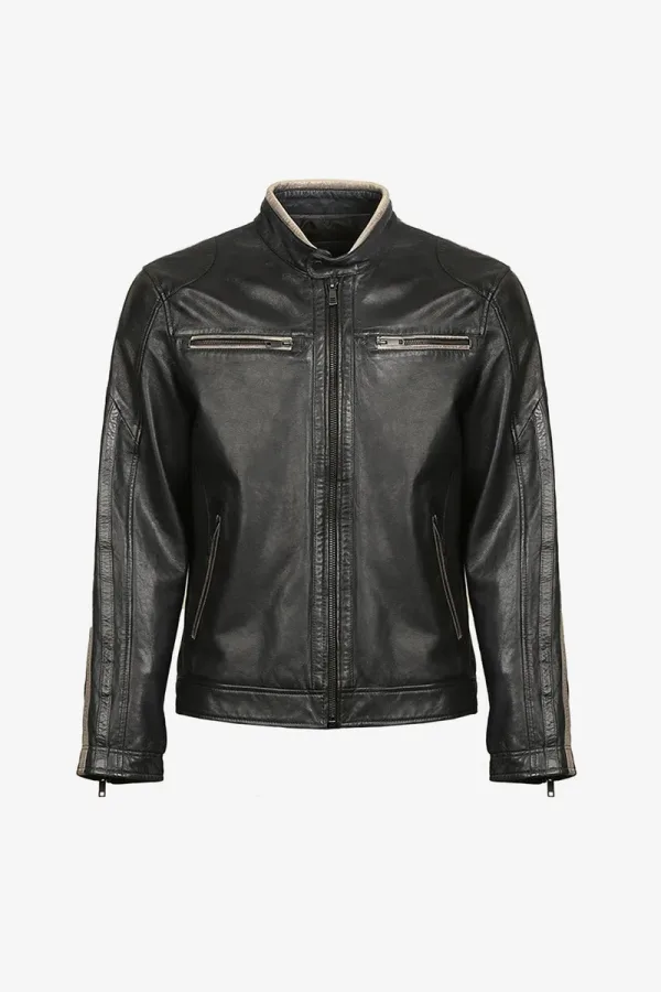 Holborn Cafe Racer Jacket – Black – view 1