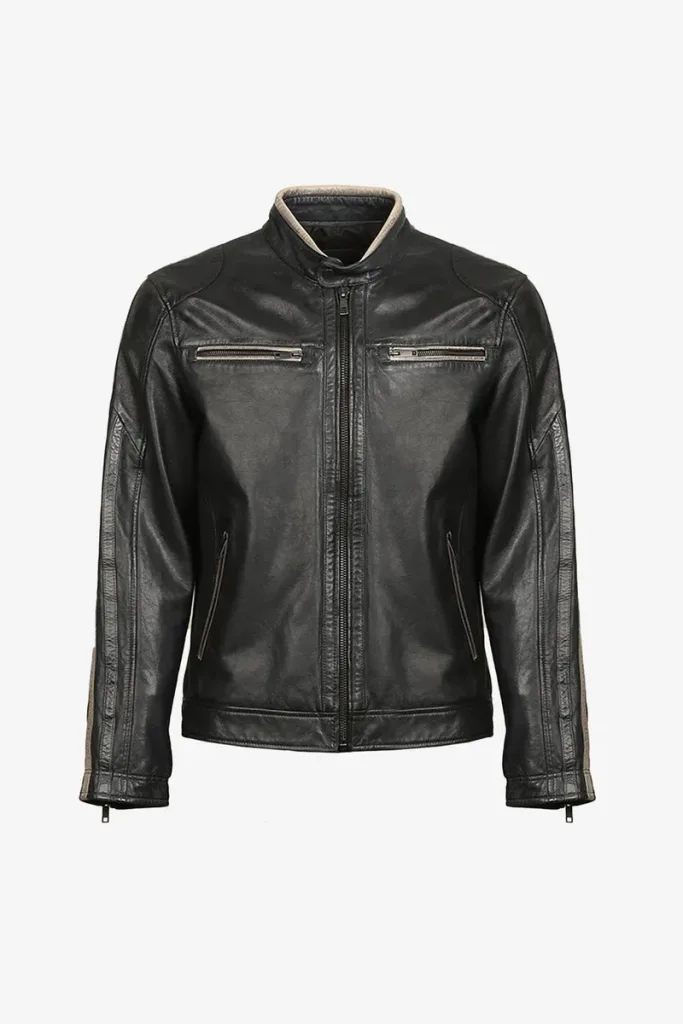 Holborn Cafe Racer Jacket – Black – view 1