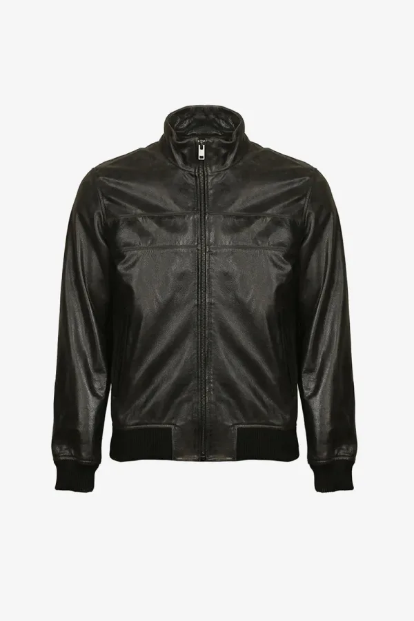 Knightsbridge Cafe Racer Jacket – Black – view 1