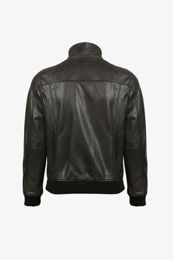 Knightsbridge Cafe Racer Jacket – Black – view 2