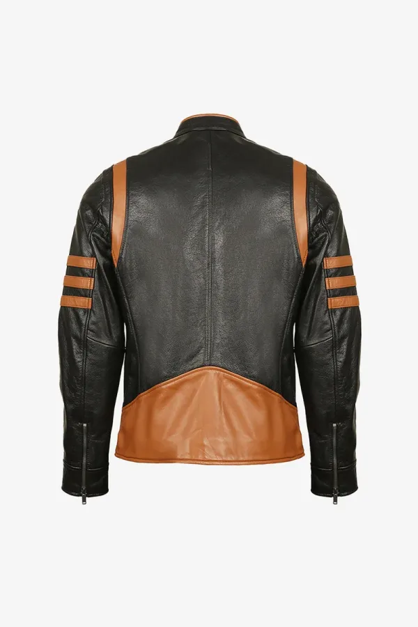 Lambeth Cafe Racer Jacket – Black and Cognac – view 2