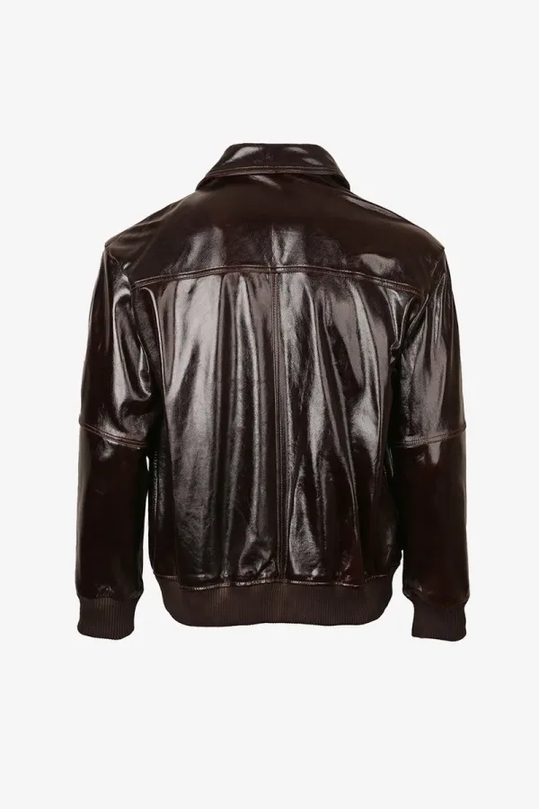 Notting Hill Flight Jacket – Dark Brown – view 2
