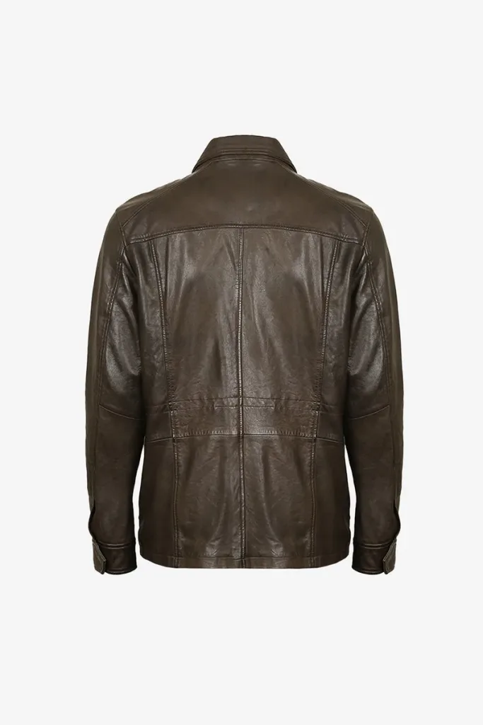 Paddington Field Flight Jacket – Dark Brown – view 2