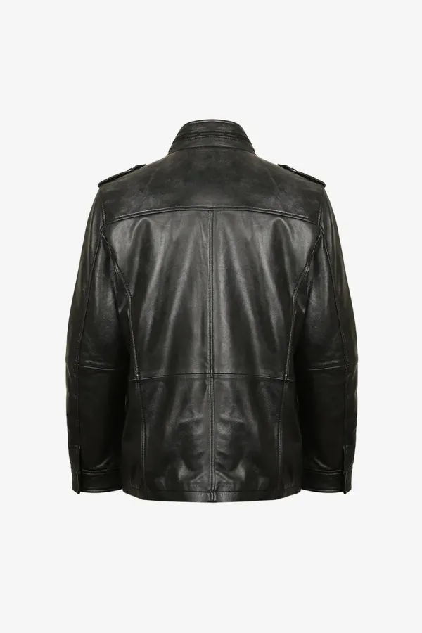 Peckham Utility Flight Jacket – Black – view 2
