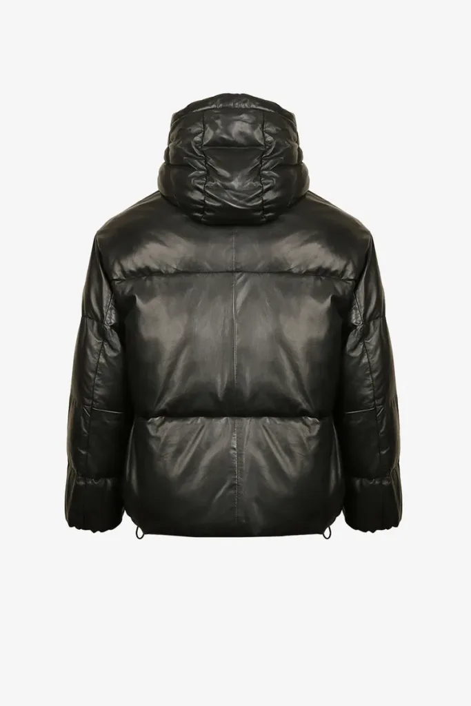 Pimlico Hooded Puffer Jacket – Black – view 2