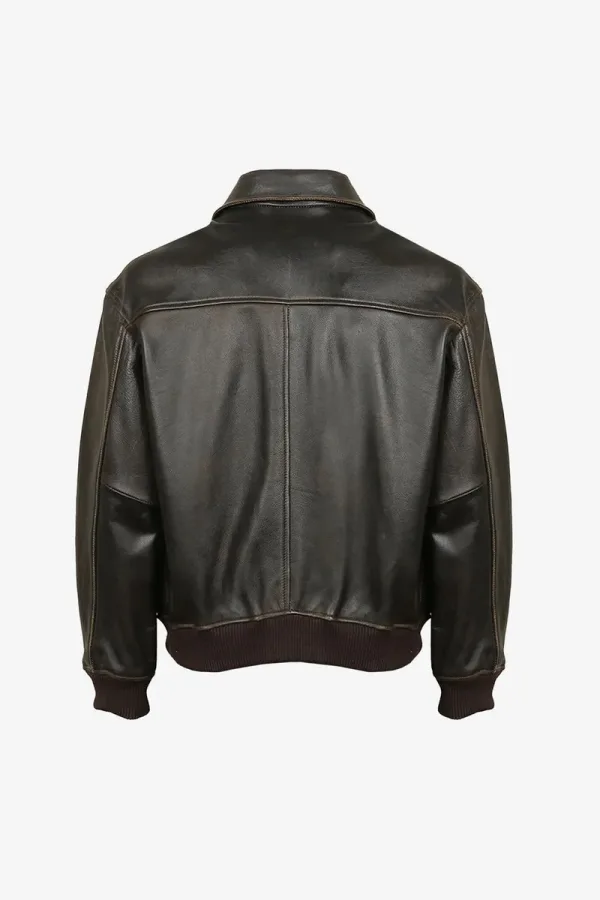 Southwark Bomber Jacket – Dark Brown – view 2