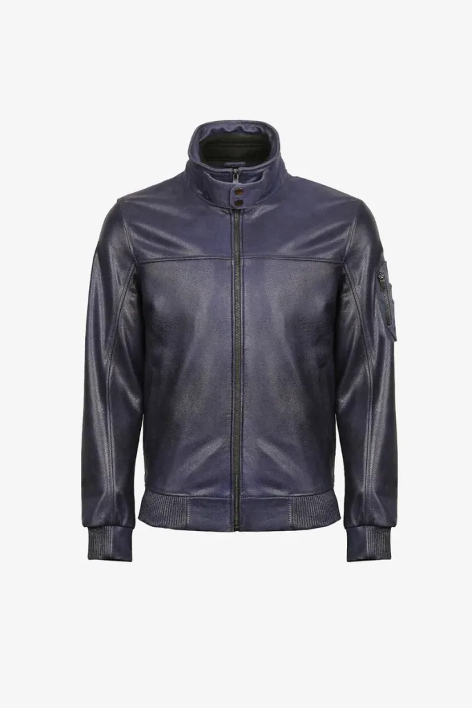 Stockwell Bomber Jacket – Navy – view 1