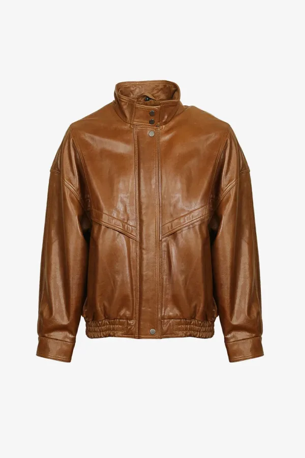 Tooting Field Bomber Jacket – Brown – view 1