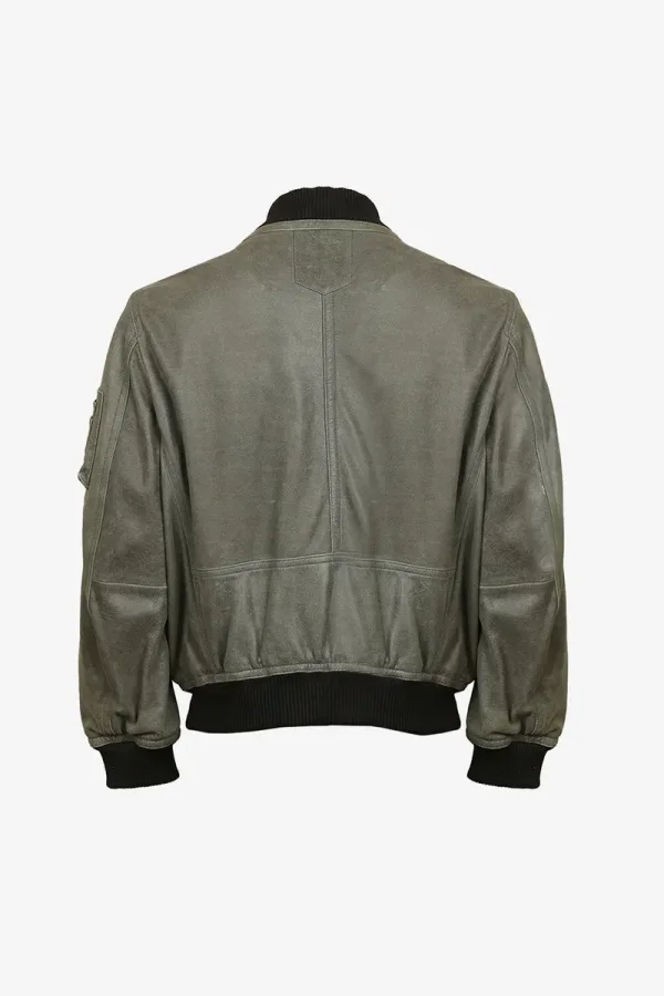 Wapping Bomber Jacket – Olive – view 2