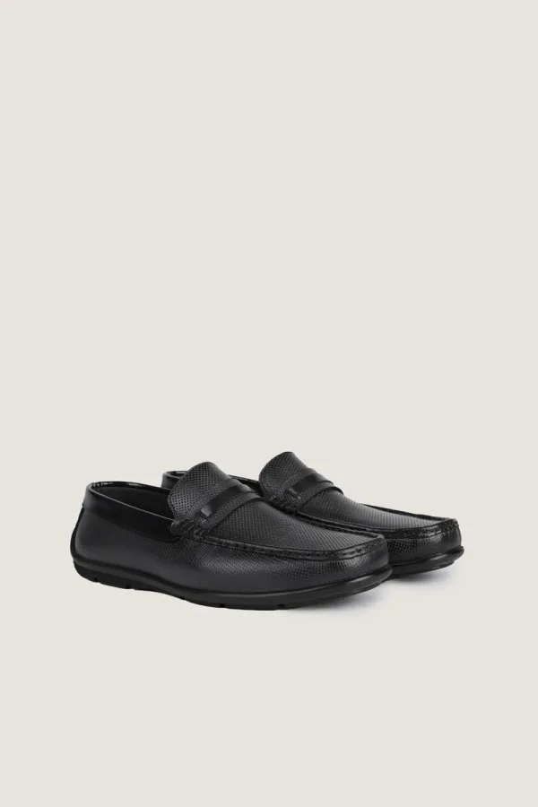 Albemarle Micro-Punch Driving Shoes – Black – view 3