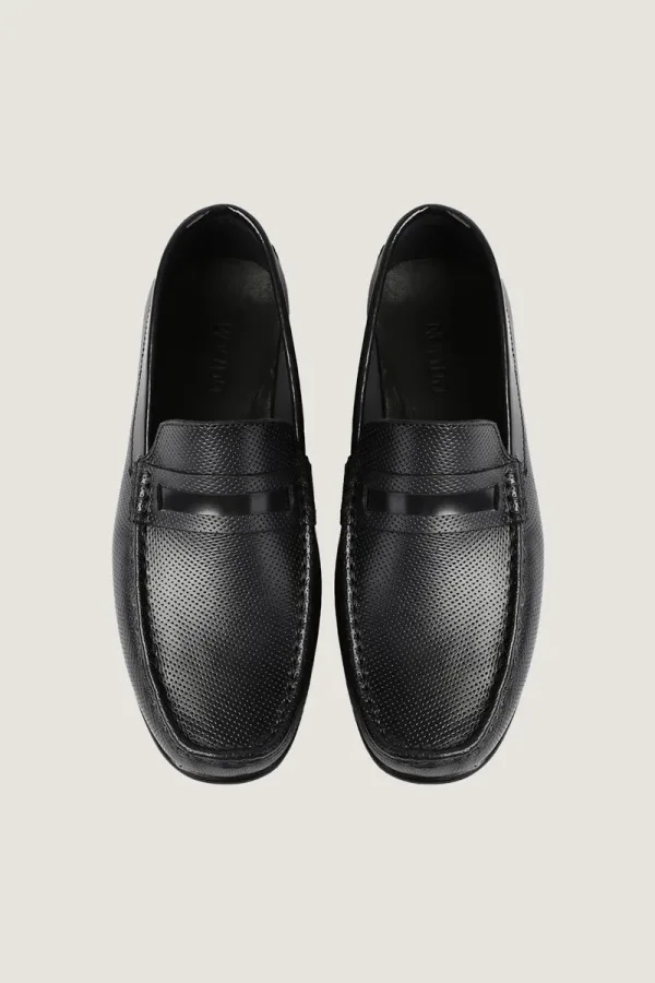 Albemarle Micro-Punch Driving Shoes – Black – view 4