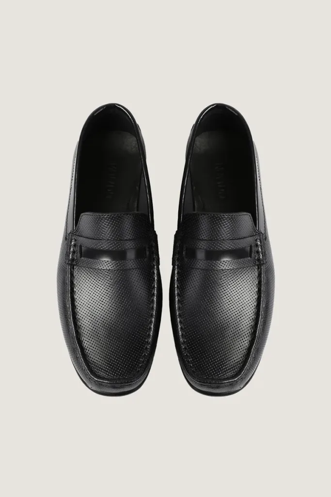 Albemarle Micro-Punch Driving Shoes – Black – view 4
