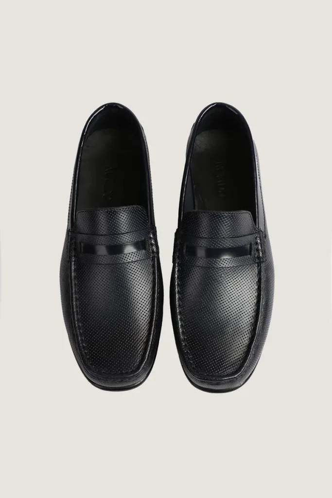 Albemarle Micro-Punch Driving Shoes – Navy – view 4