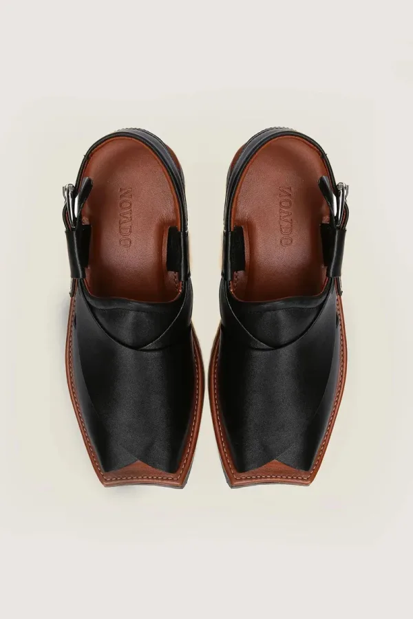 Baker Peshawari Chappals – Black – view 4