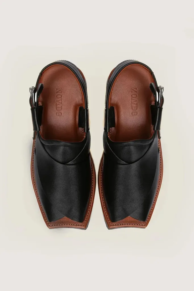 Baker Peshawari Chappals – Black – view 4