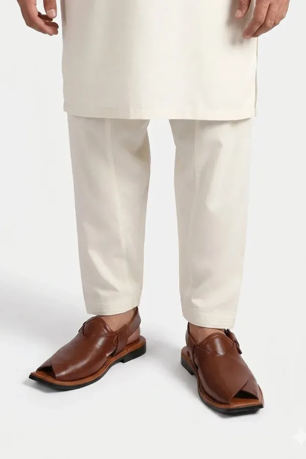 Baker Peshawari Chappals – Cedar – view 2