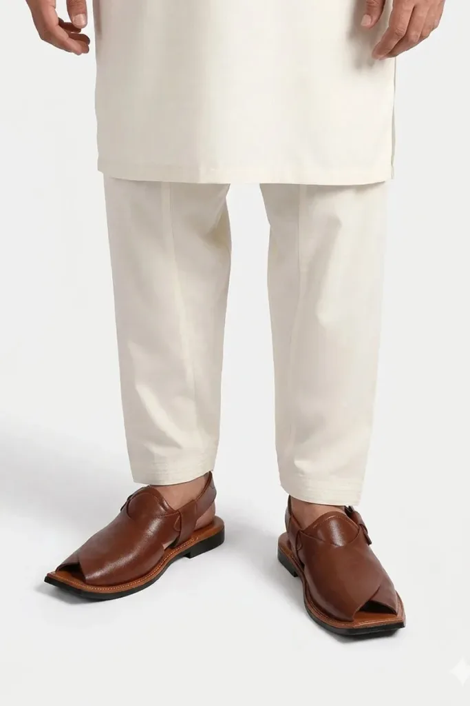 Baker Peshawari Chappals – Cedar – view 2