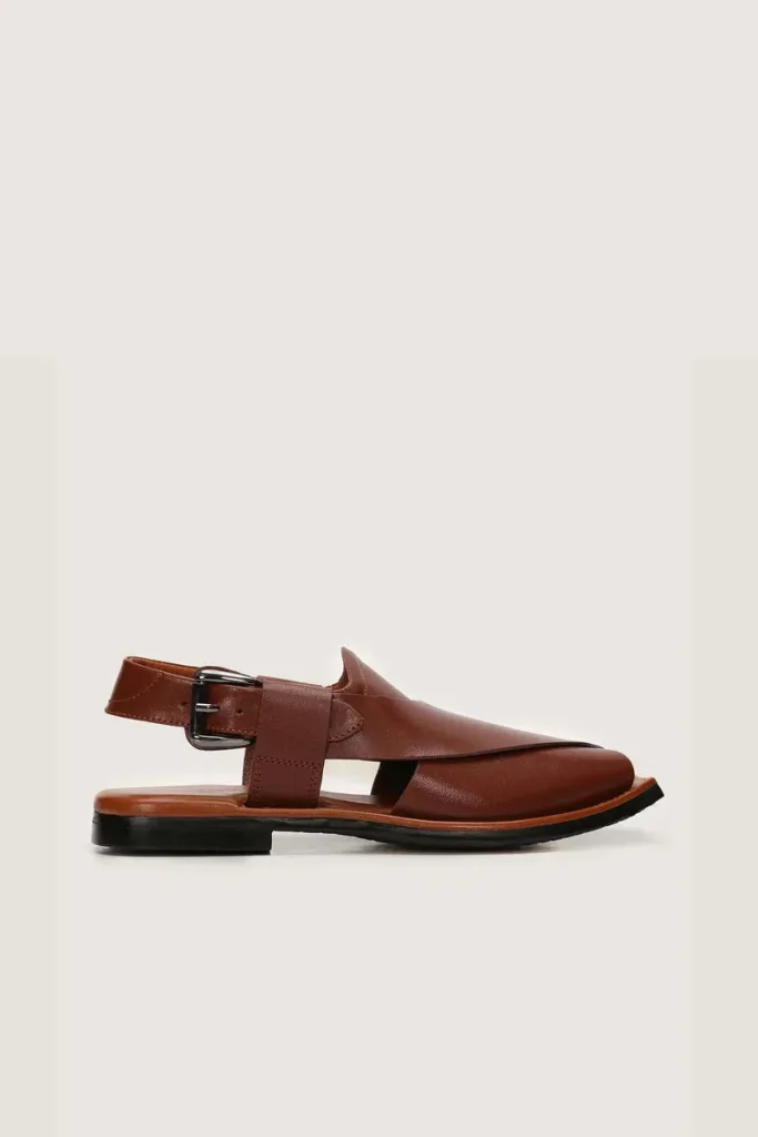 Baker Peshawari Chappals – Cedar – view 3