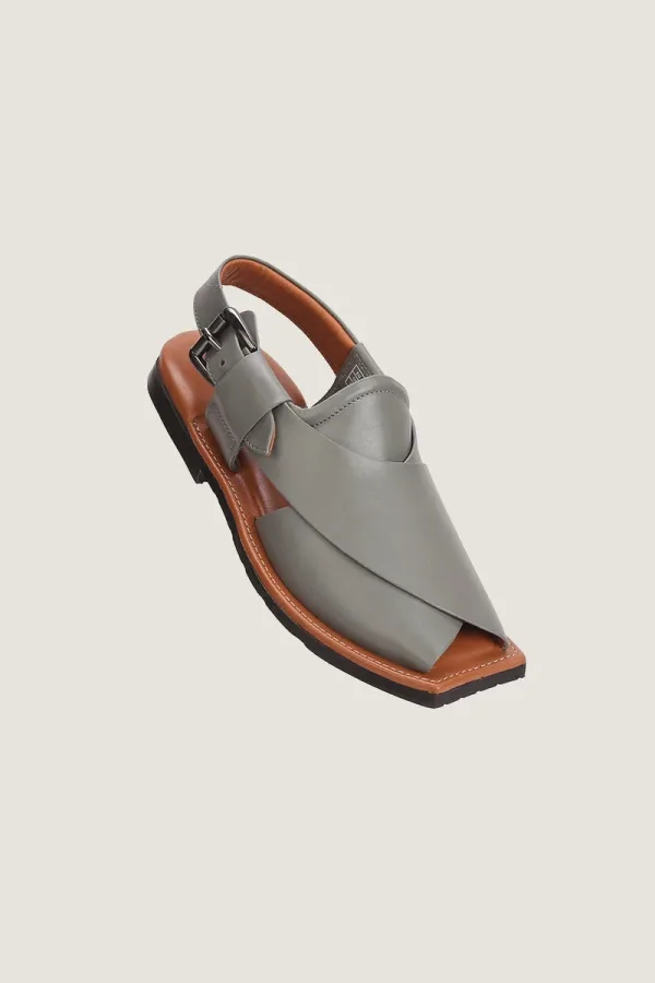 Baker Peshawari Chappals – Grey – view 1