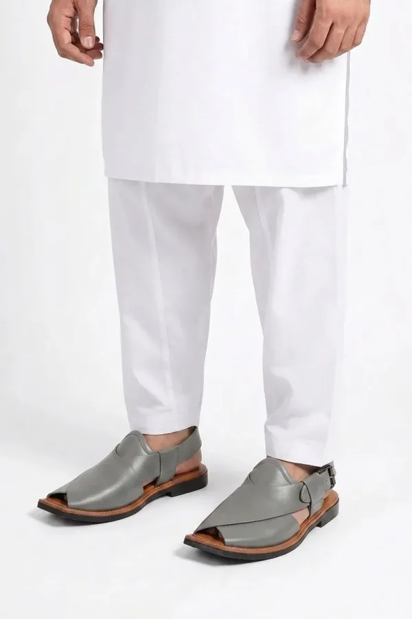 Baker Peshawari Chappals – Grey – view 2