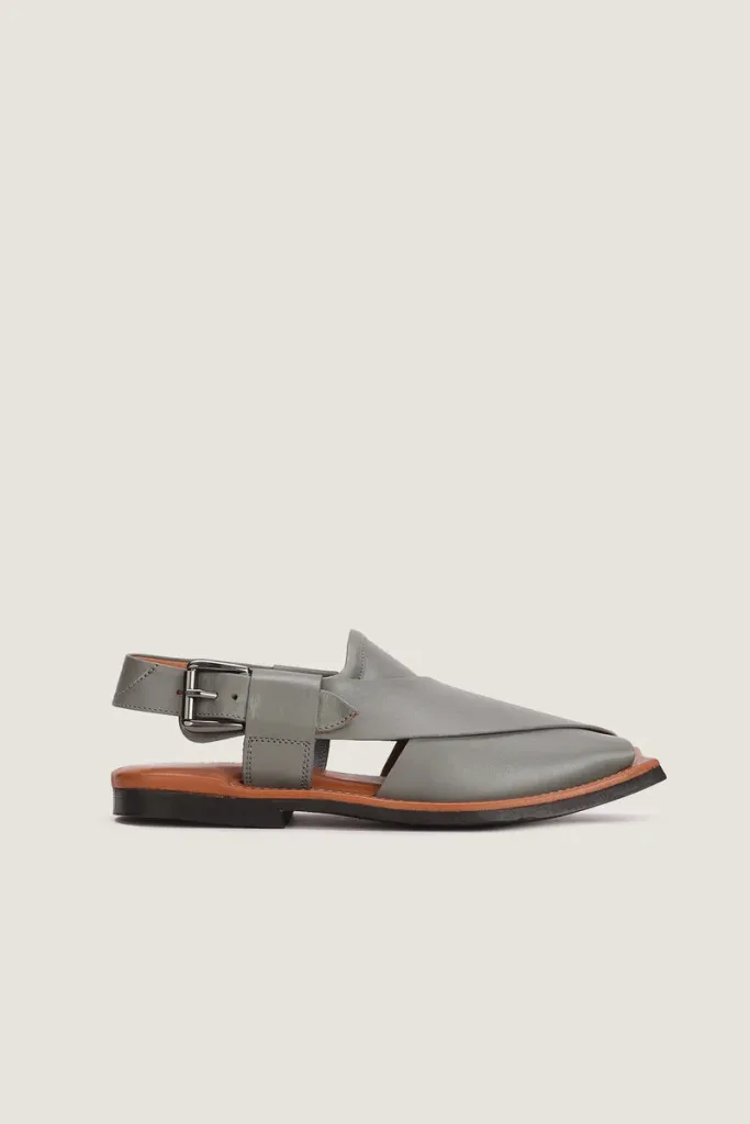 Baker Peshawari Chappals – Grey – view 3