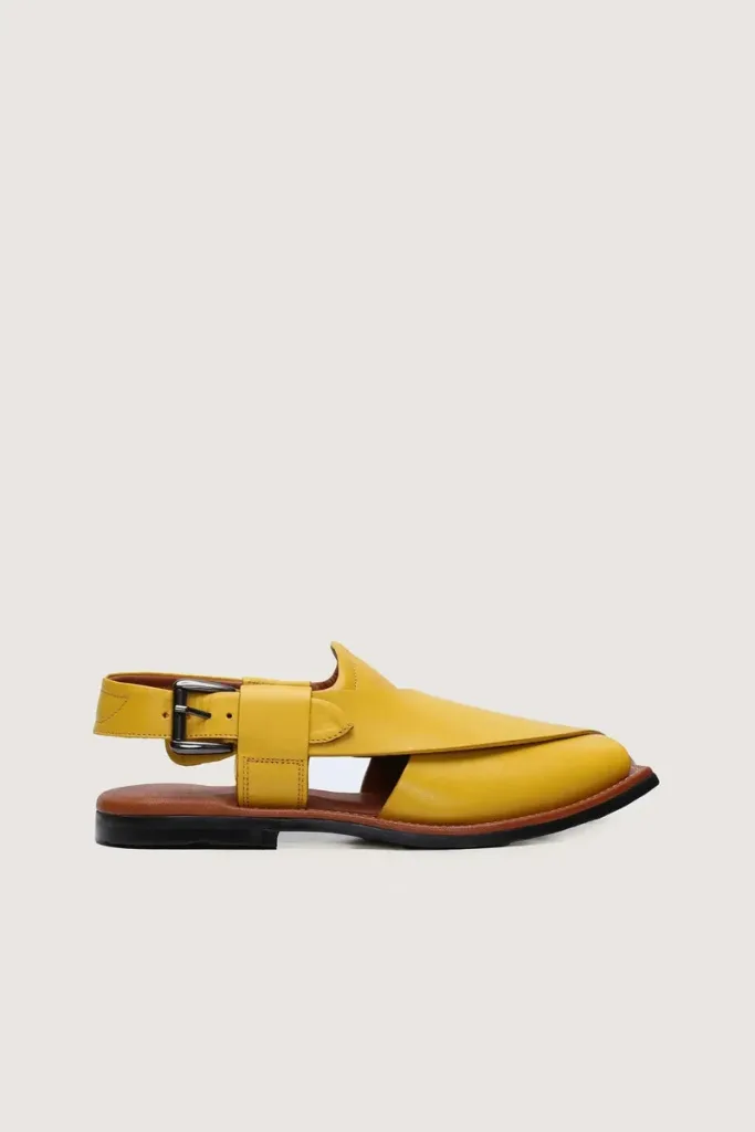 Baker Peshawari Chappals – Mustard – view 3