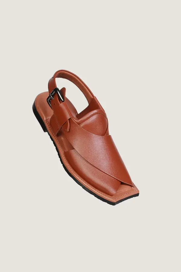 Baker Peshawari Chappals – Tan – view 1
