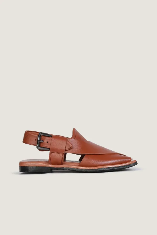 Baker Peshawari Chappals – Tan – view 2