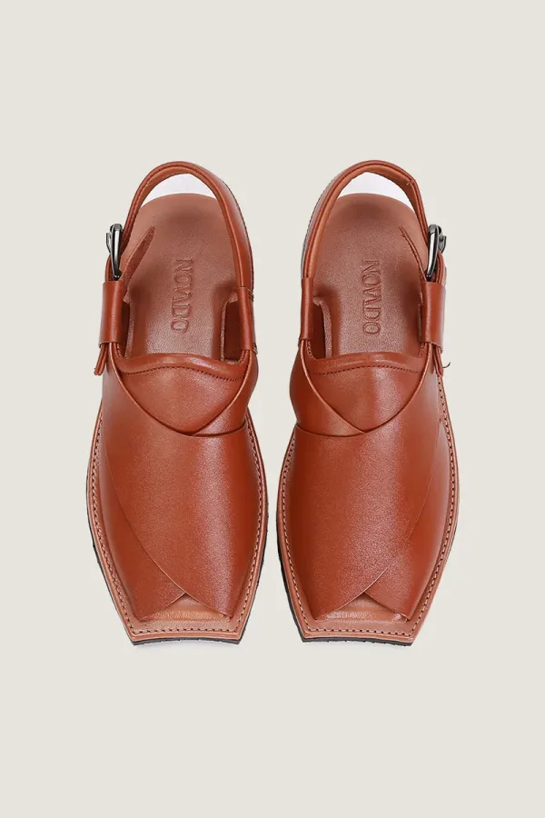 Baker Peshawari Chappals – Tan – view 4
