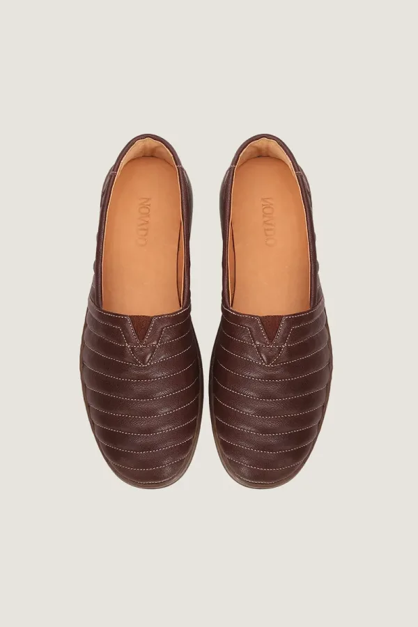 Bedford Leather Loafers – Brown – view 3