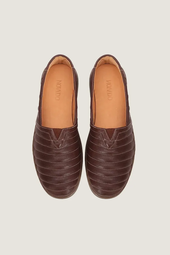 Bedford Leather Loafers – Brown – view 3