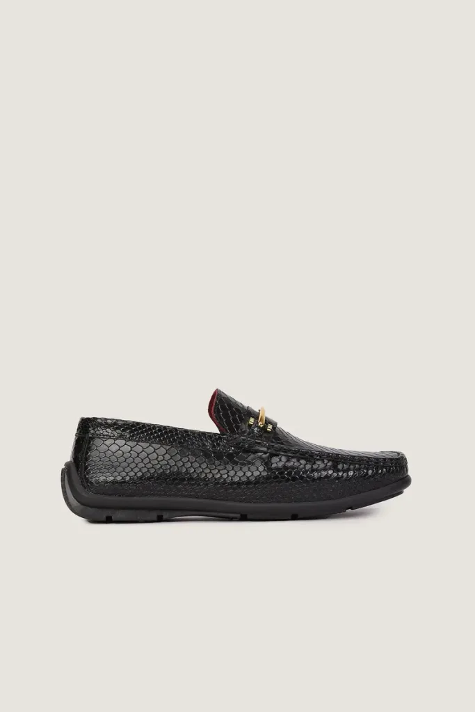 Dover Leather Driving Shoes – Black – view 2