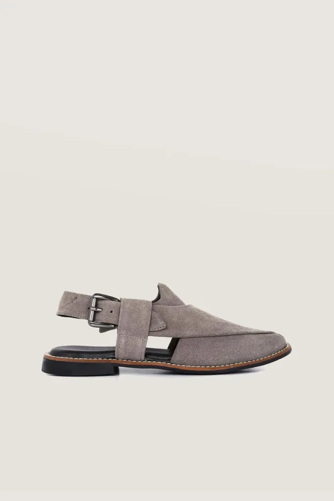 Gloucester Peshawari Chappals – Grey – view 3
