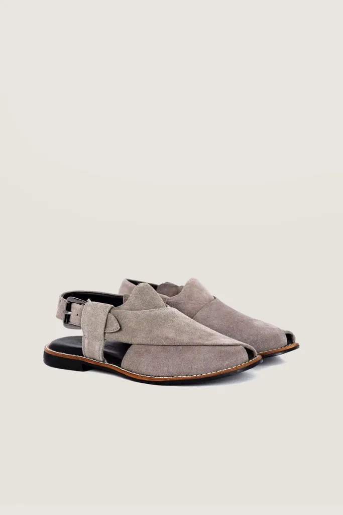 Gloucester Peshawari Chappals – Grey – view 4