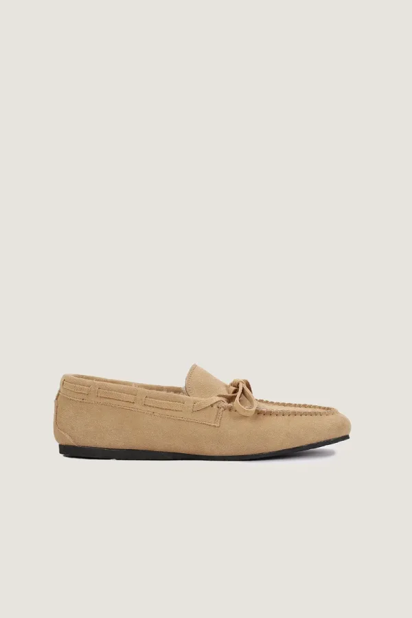 Gower Plush-Lined Suede Loafers – Camel – view 2