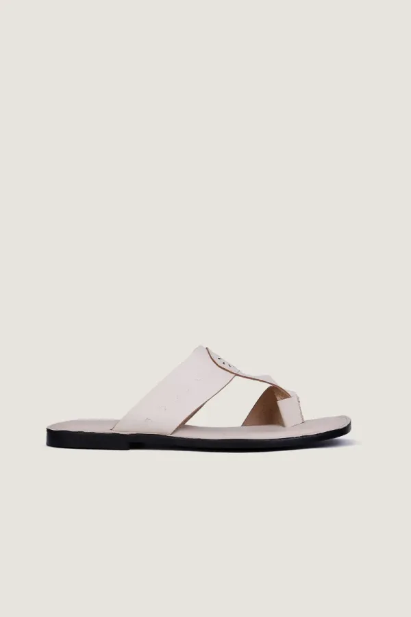 Grosvenor Kolhapuri Sandals – White – view 3