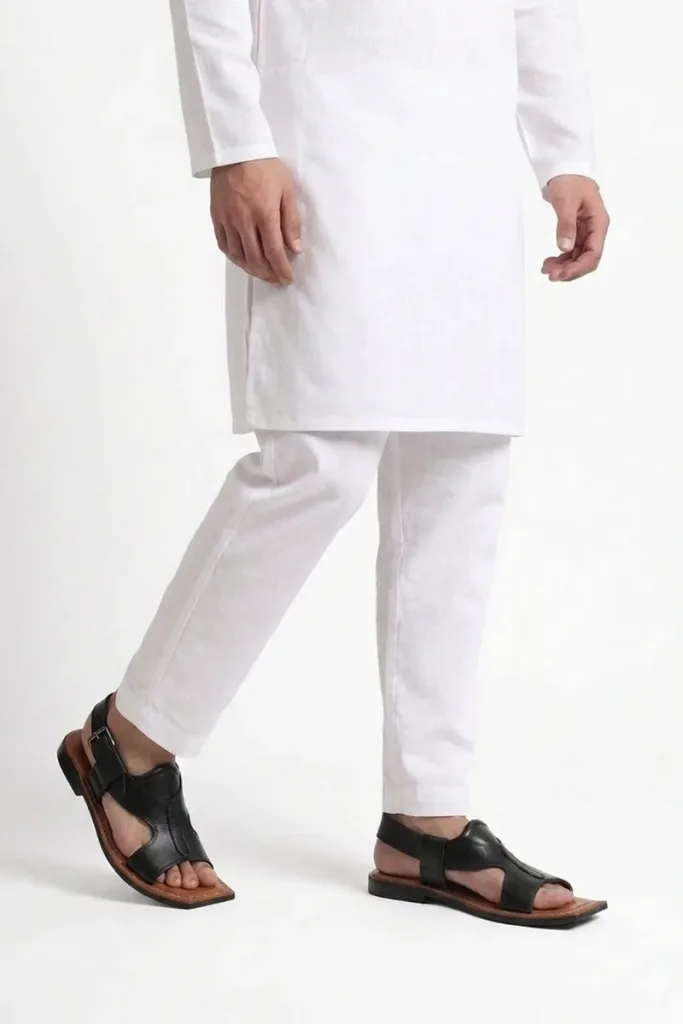 Hanover Peshawari Chappals – Black – view 2