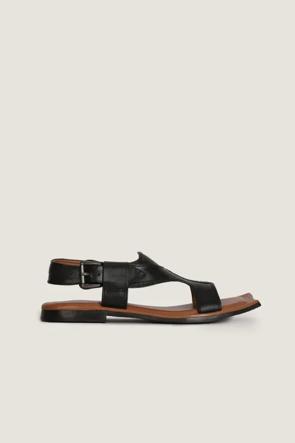 Hanover Peshawari Chappals – Black – view 3