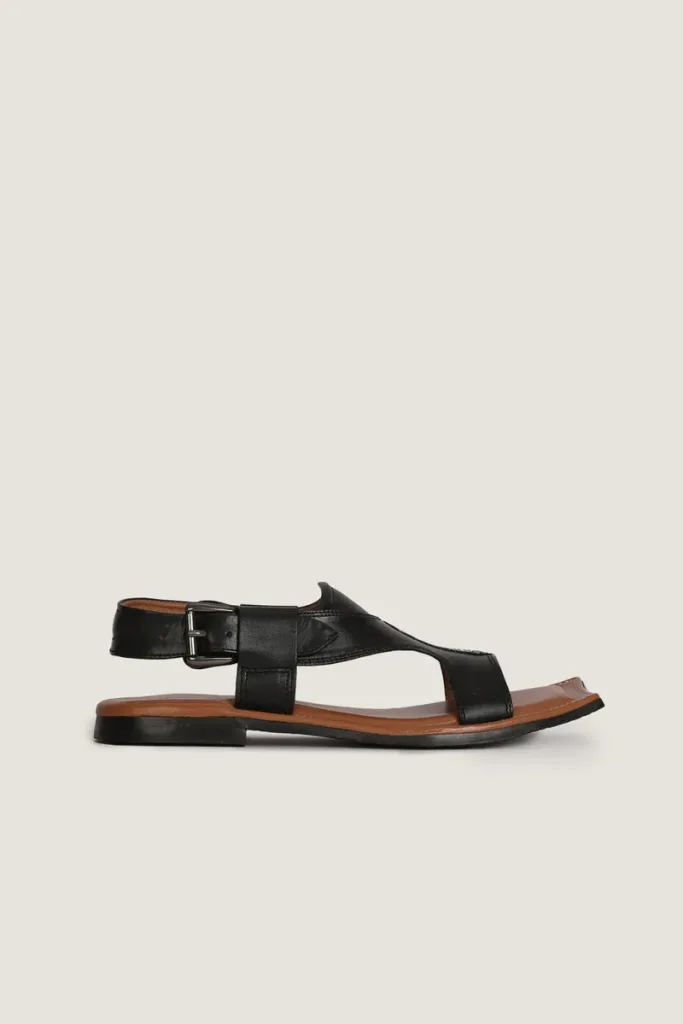 Hanover Peshawari Chappals – Black – view 3