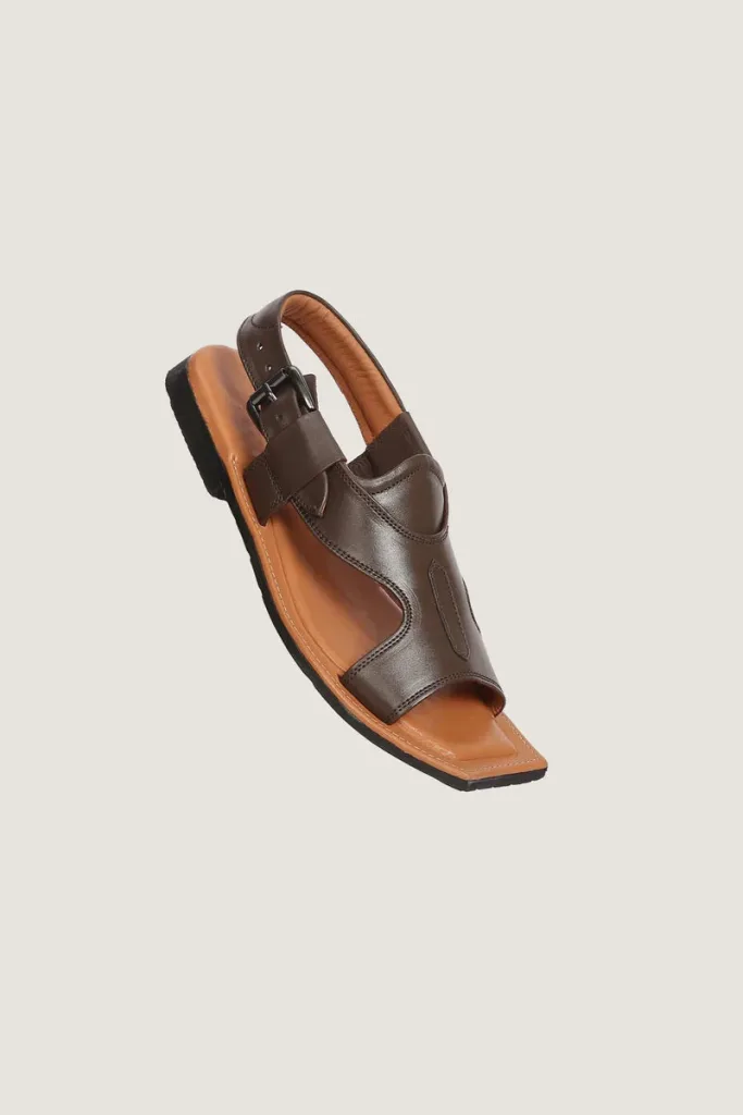 Hanover Peshawari Chappals – Brown – view 1