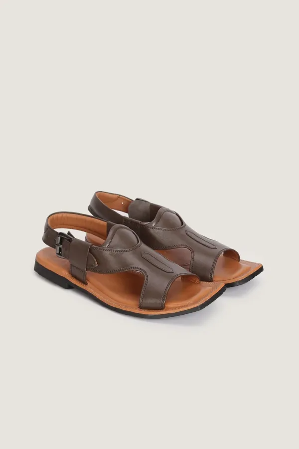 Hanover Peshawari Chappals – Brown – view 4
