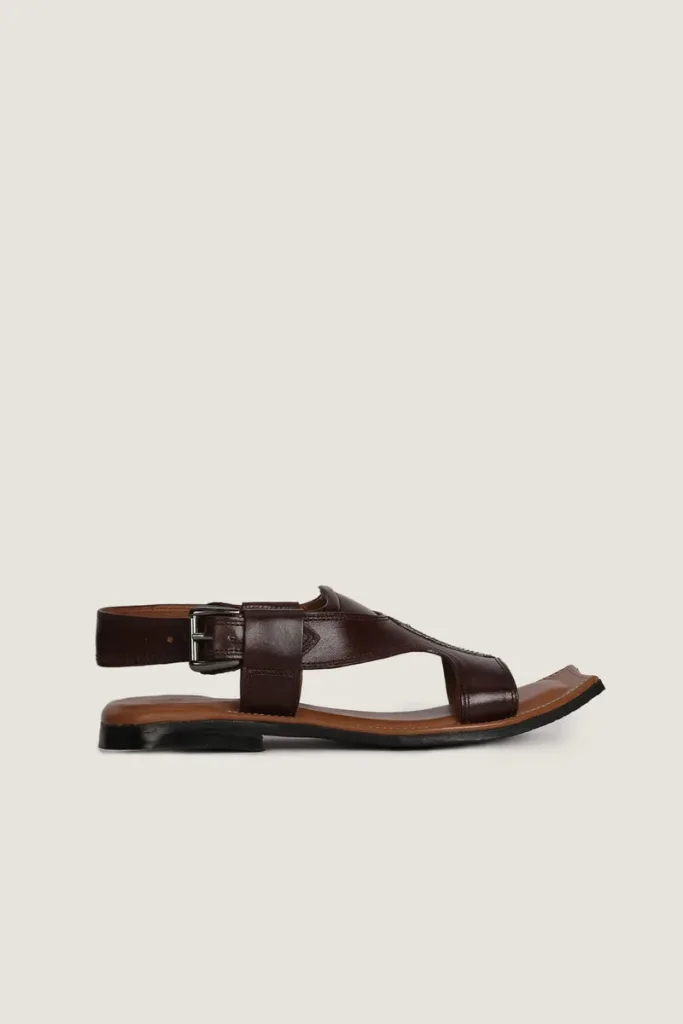 Hanover Peshawari Chappals – Burgundy – view 3