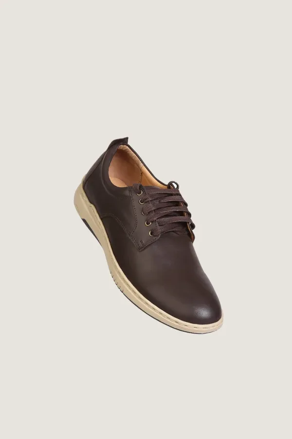 Jermyn Derby Shoes – Chocolate Brown – view 1